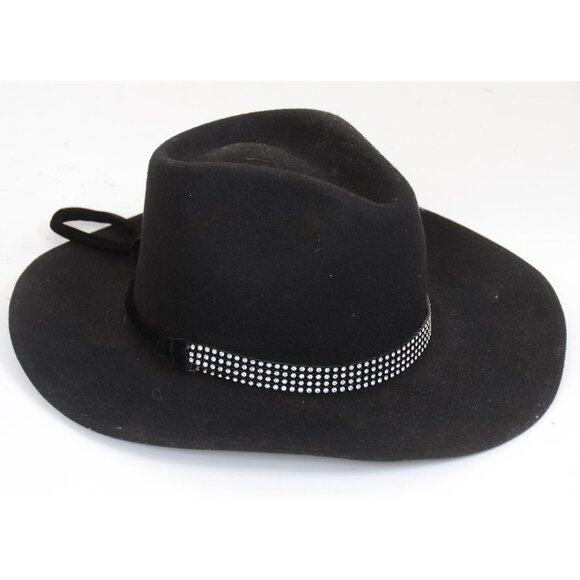 Vintage 80s Miss Bierner Michael Howard 100% Wool Rhinestone Band Ladies Hat U.S main image 9